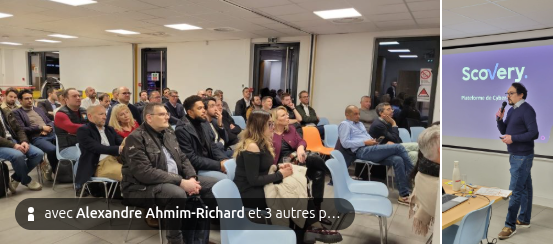 Alexandre Ahmim-Richard présente Scovery devant le public du CIPMed