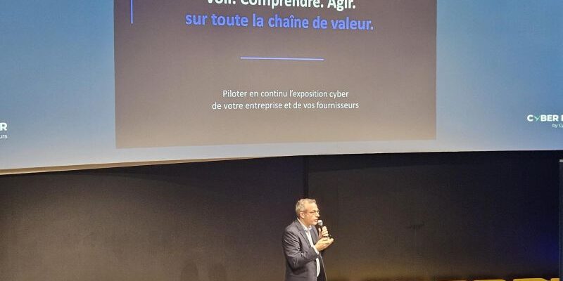 Thomas Gayet présente Scovery au Pitch Final Cyber Booster