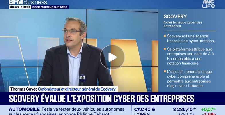 Thomas Gayet presents Scovery on BFM Business