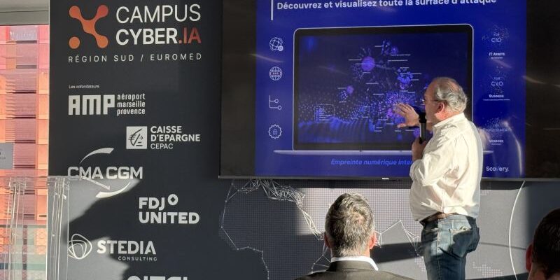 Jérôme Daudré représente Scovery au Collège Startup du Campus Cyber.IA Euromed